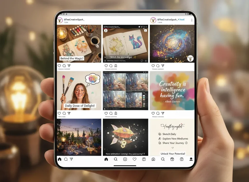 HOW TO GROW INSTAGRAM FOLLOWERS creative content