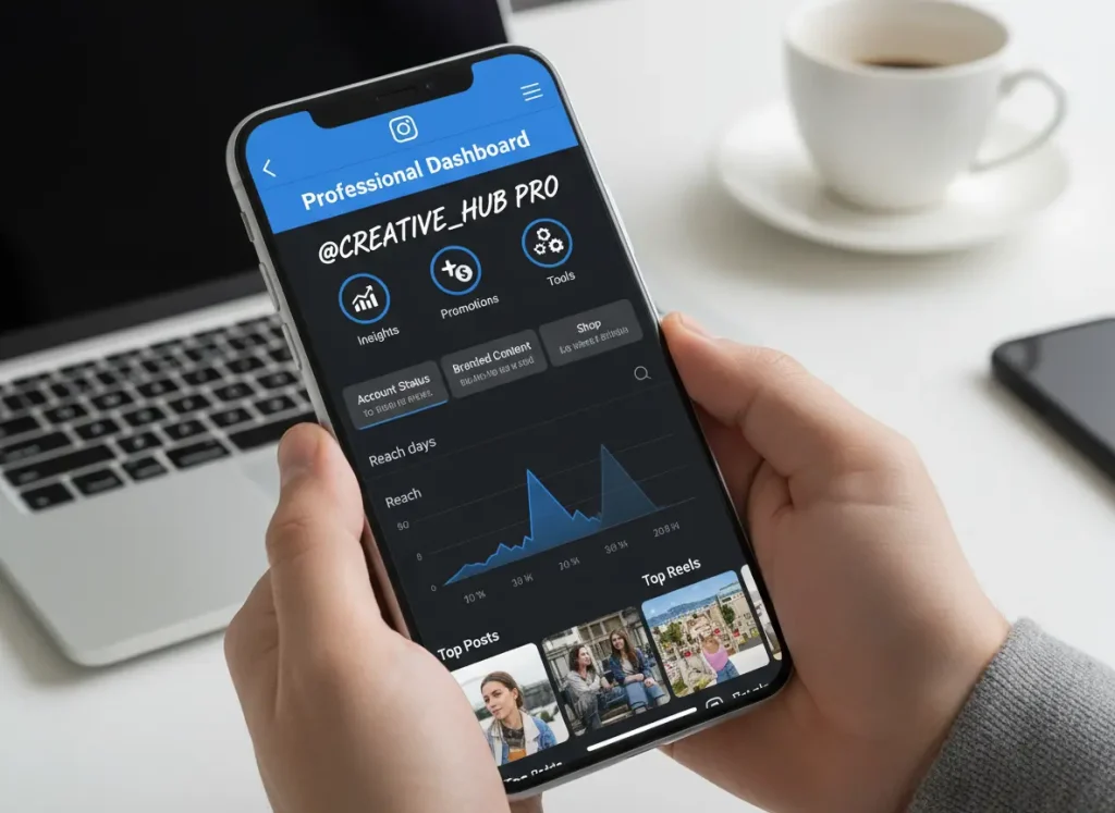 HOW TO GROW INSTAGRAM FOLLOWERS instagram proffesional dashboard